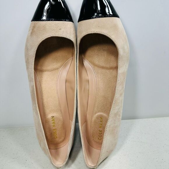 Cole Haan Block Heel Pump Suede Upper Heels size 7,5 B - Picture 6 of 8